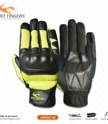 Leather Motorbike Gloves