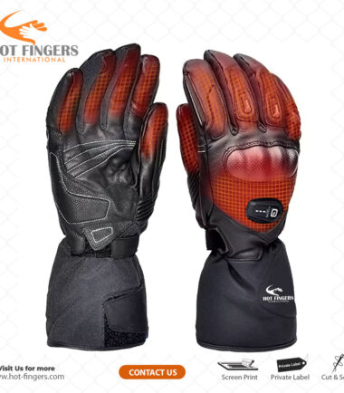 Heated Motorbike Gloves